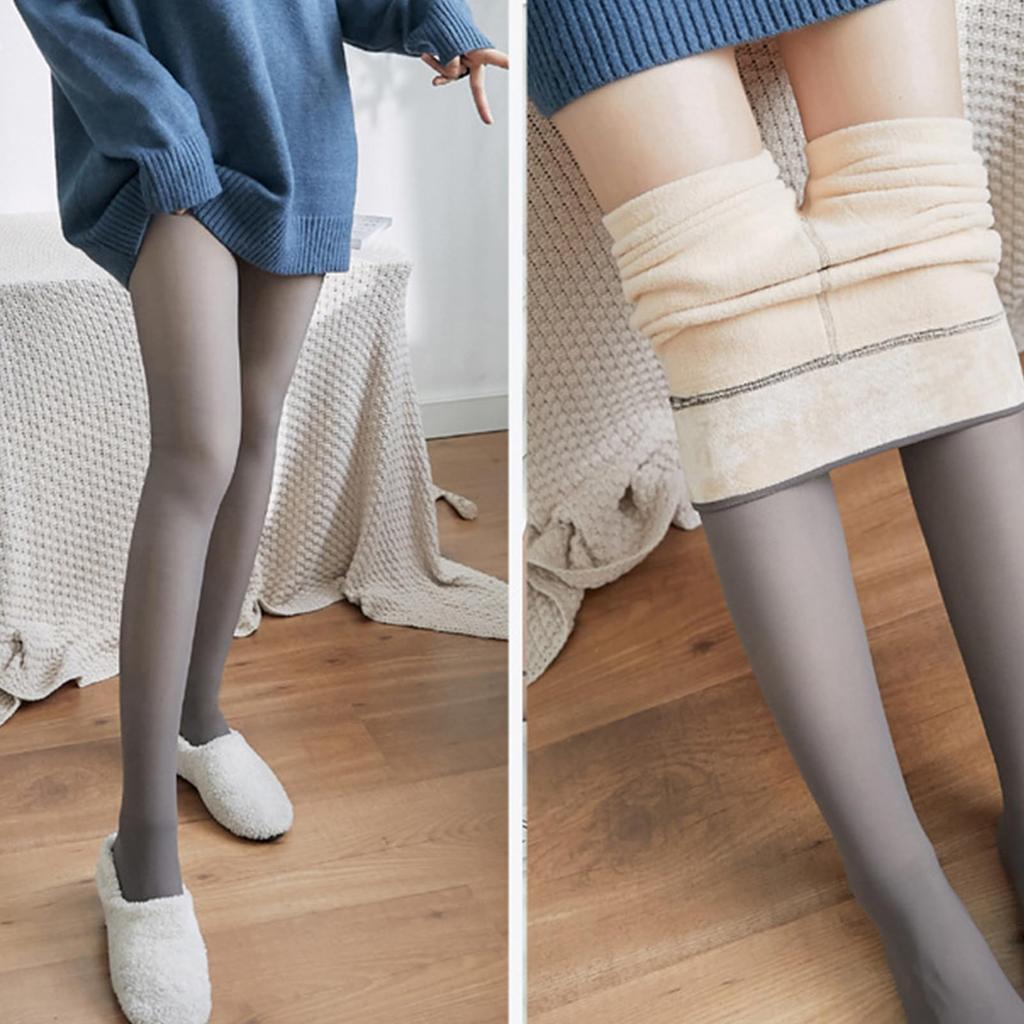 Meias-calças Femininas [Formemory] de Compressão para Pernas, Finas, Quentes de Inverno, Meias, Meias, Meias, Espessas, Duráveis, Resistentes a Rasgos, Quentes, Forradas com Lã,