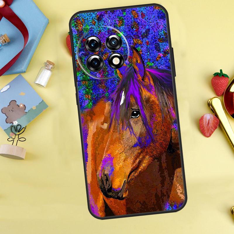 Beautiful Horse Case For OnePlus Nord 5 CE 2 3 4 Lite N20 N30 OnePlus 10T 12R 13R 13T 10 11 12 13 15 Cover