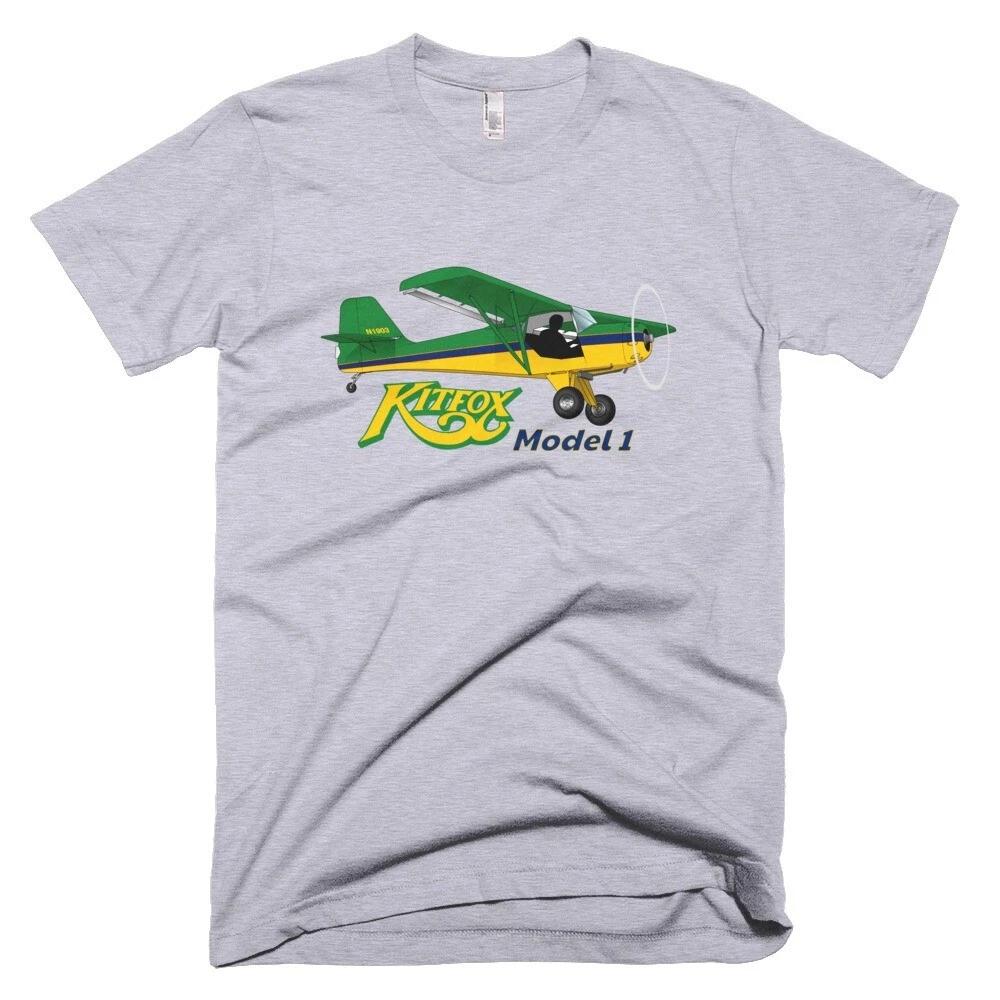 

Kitfox Model 1 (Green/Yellow) Airplane T-shirt - Personalized with N# 4XL