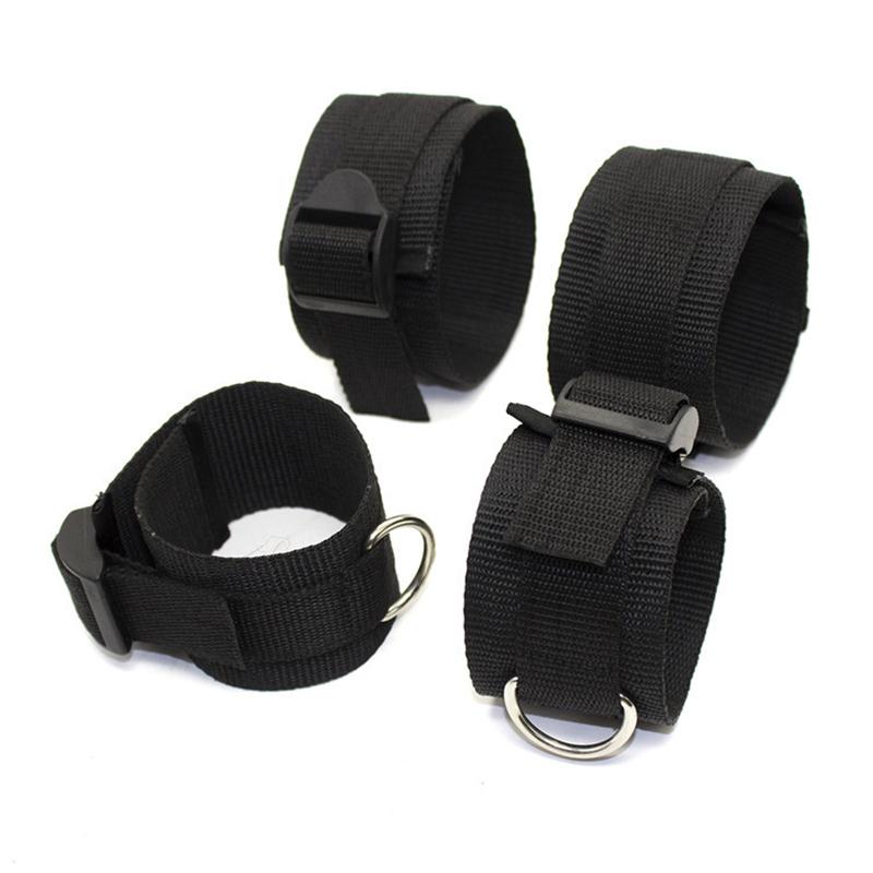 Bondage Restraint Belt Handcuffs Blindfold Erotic Fetish Sex Toys For Woman Couples Massage Stimulate Clitoris No Vibrator
