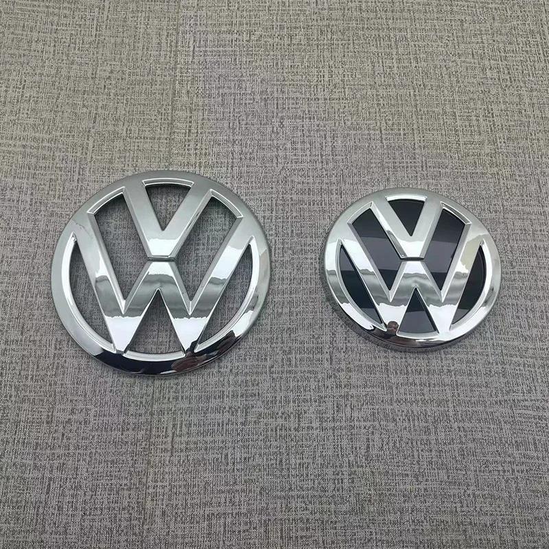 

New For VW VOLKSWAGEN New Emblems 2pcs Replacement Badge For Golf 7 MK7 2014 2015 2017 2016 Car Front Bonnet Grill Rea XXXXL