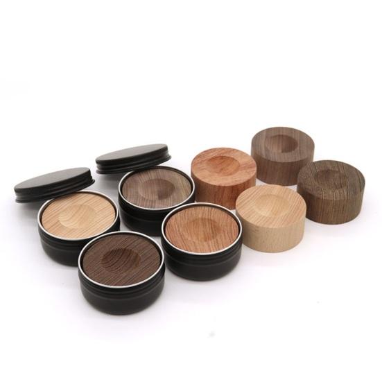 Wood Essential Oil Diffuser with Box Small Passive Aromatherapy Diffuser Portable Air Freshener for Car Living Room Office