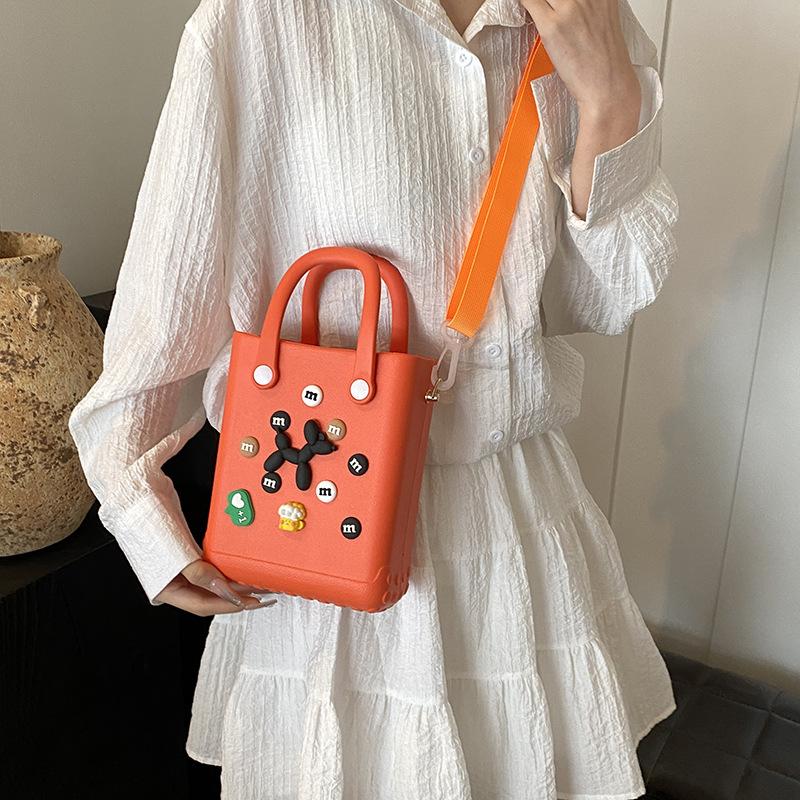 I Kleine Strandlochtasche, lässige Umhängetasche, Handtasche, wasserdichte und verlustsichere Reise-I-Geleetasche.