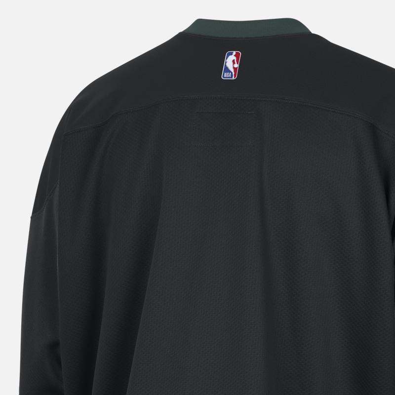 Nike X NBA City Edition Boston Celtics Loose Fit Comfortable Long Sleeve Jersey Men Jersey Black FZ0344-010