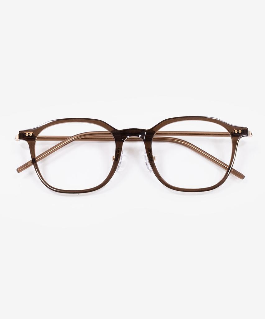 Weeoweeo Melo 01 Crystal Brown Blue Light Blocking Glasses