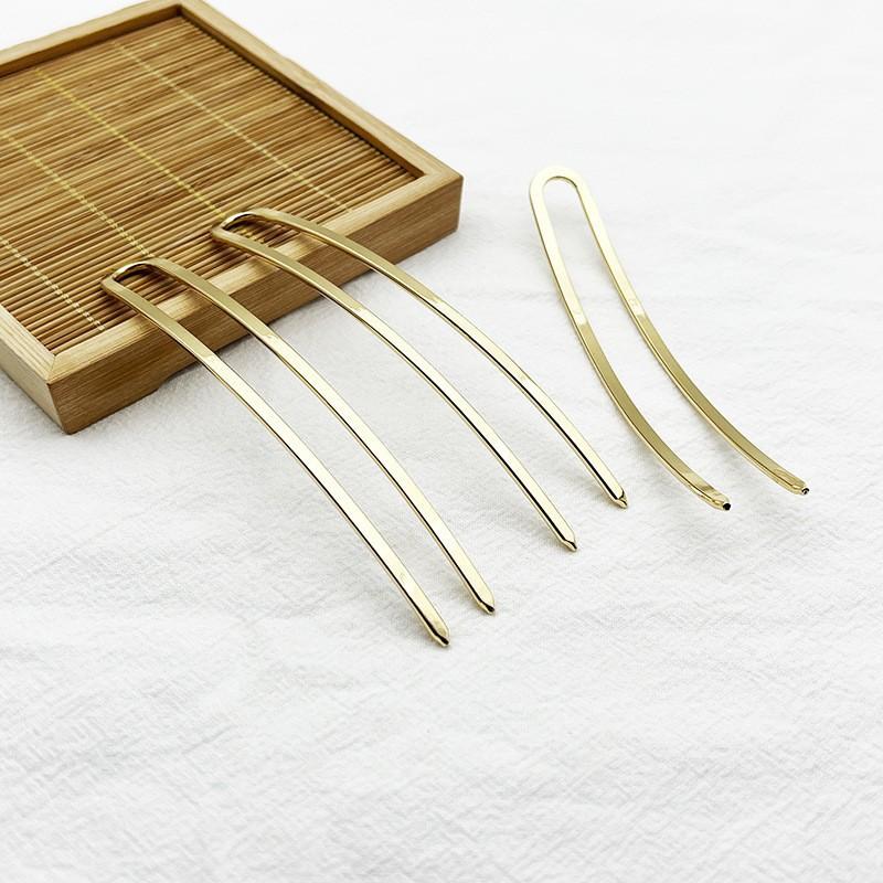 

Материал для шпильки своими руками Медная шпилька Основная часть Электрофорез Цвет-сохраняющая Арка Двойная Прямая U-образная шпилька Антикварный Головной убор в стиле Ханьфу Источник