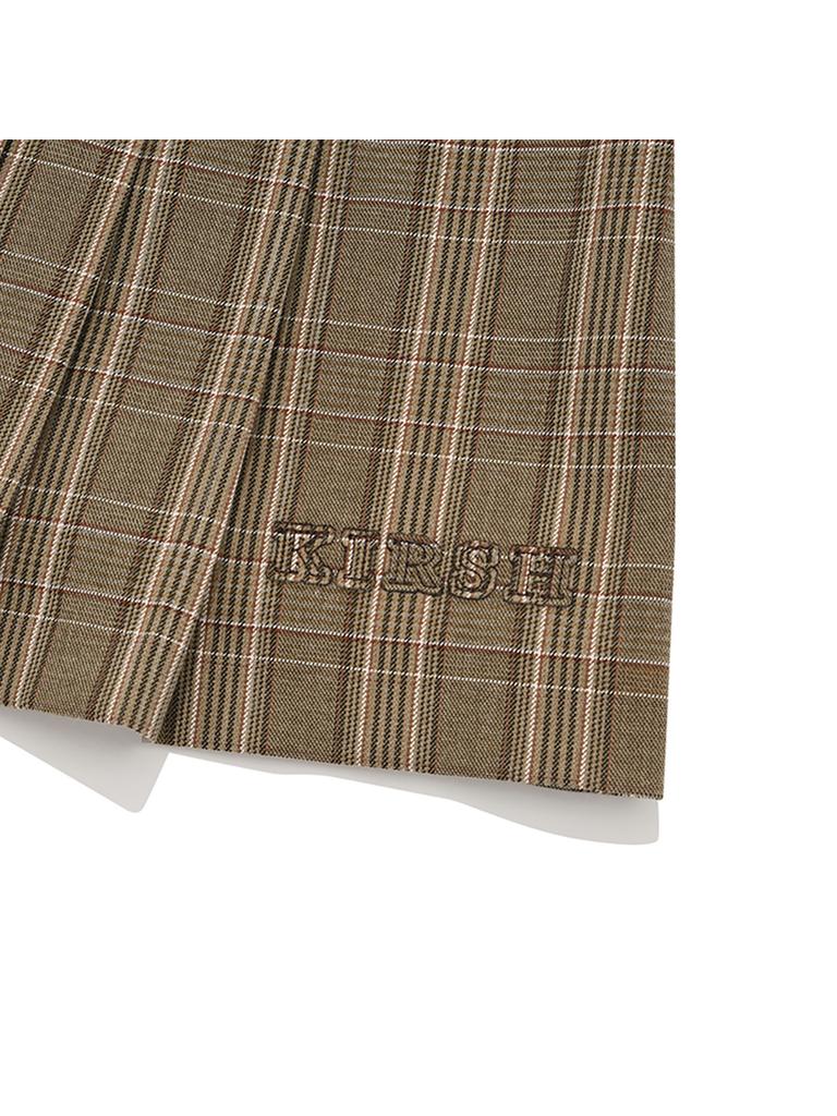 Kirsh Cherry Pleated Mini Skirt [Check]