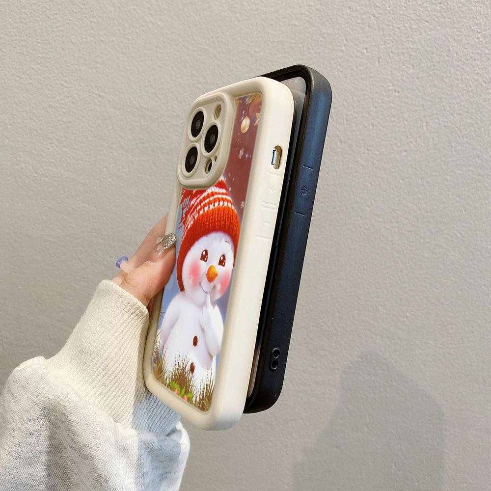 Ae110 Merry Christmas Phone Cases for Samsung A54 A14 A05s A55 A53 A15 S23 S24 Ultra S25 Plus A35 S20 FE A25 Angel Eye Ladder Protective Cover