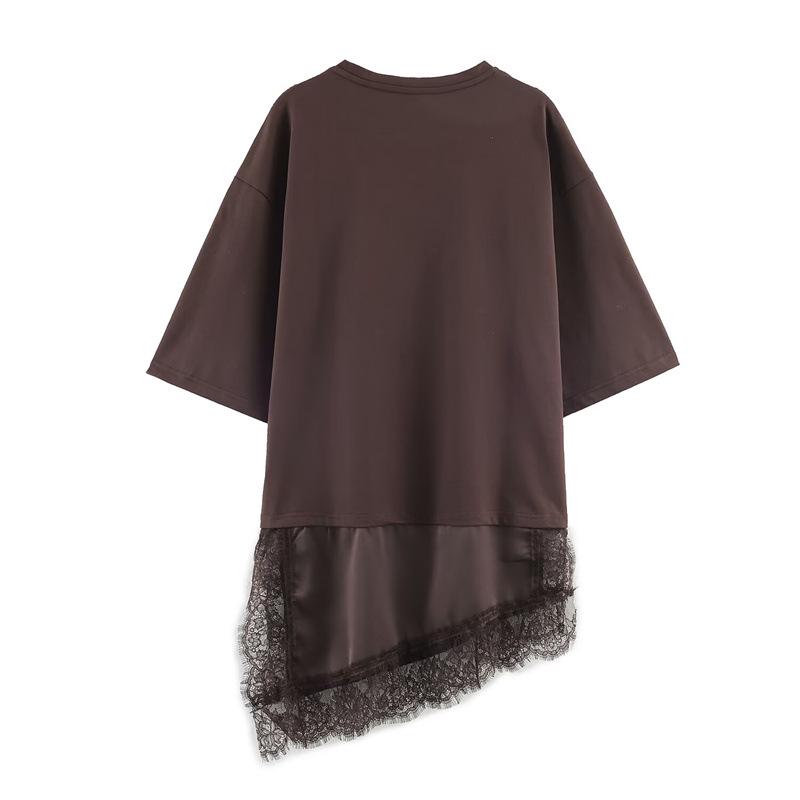 2025 Patchwork Lace T-shirt: Women's New Stylish Design