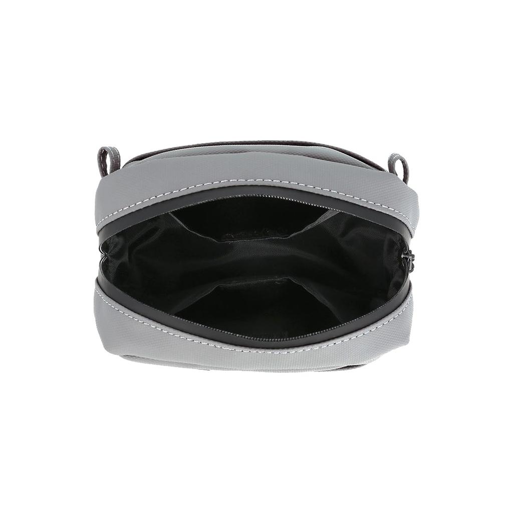 Delfonics Women's Water-Repellent Pouch, XS, with Inner Carrying Organizer (Light Gray)