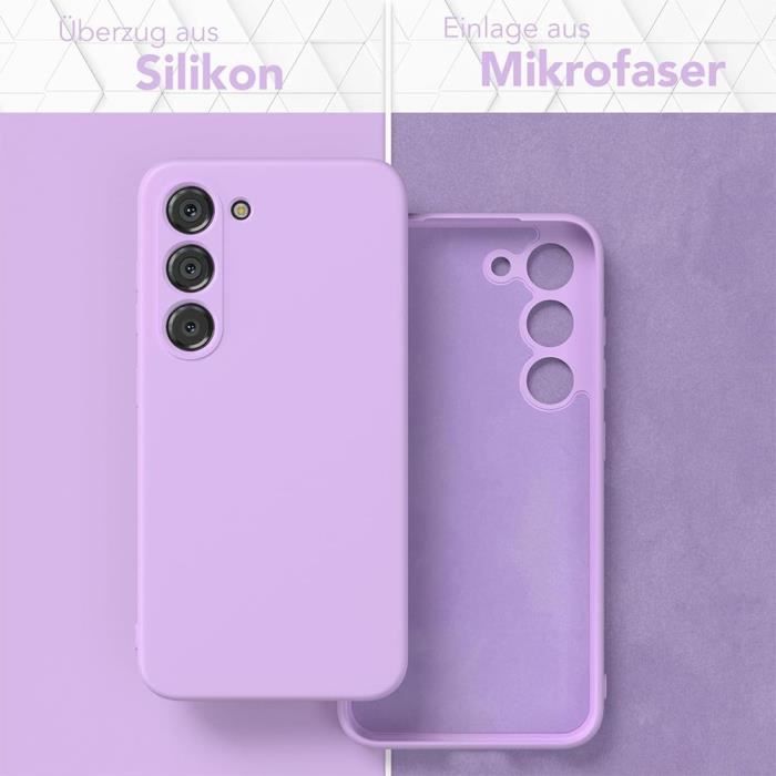 Coque Silicone - Samsung - Galaxy S24 - Ultra Slim - Protection Anti-Rayures - Violet