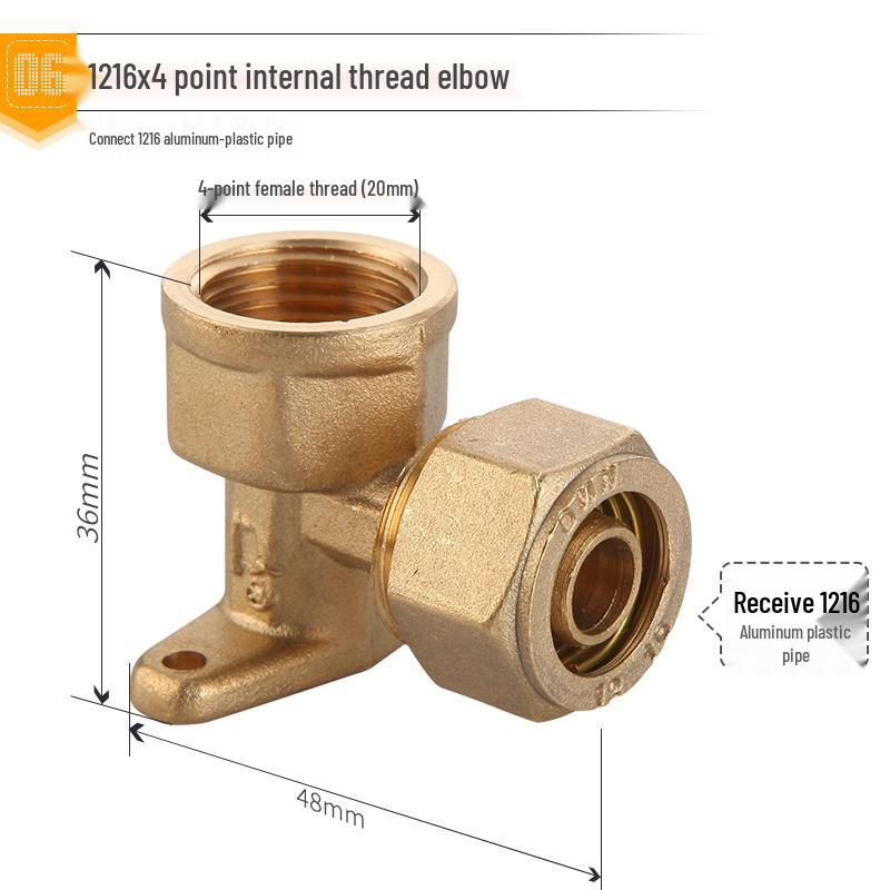 Solar-Warmwasserbereiter Aluminium-Kunststoff-Rohrverschraubungen mit Kupferverbindungen und Gewinde-Winkel-, T-Stück- und Geradverbindern