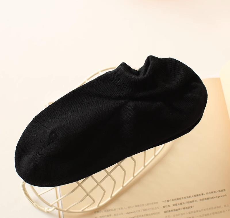 "Damen Baumwoll-Bootssocken mit Anti-Rutsch - Frühjahr & Herbst Kollektion, Dünn, Einfarbig"