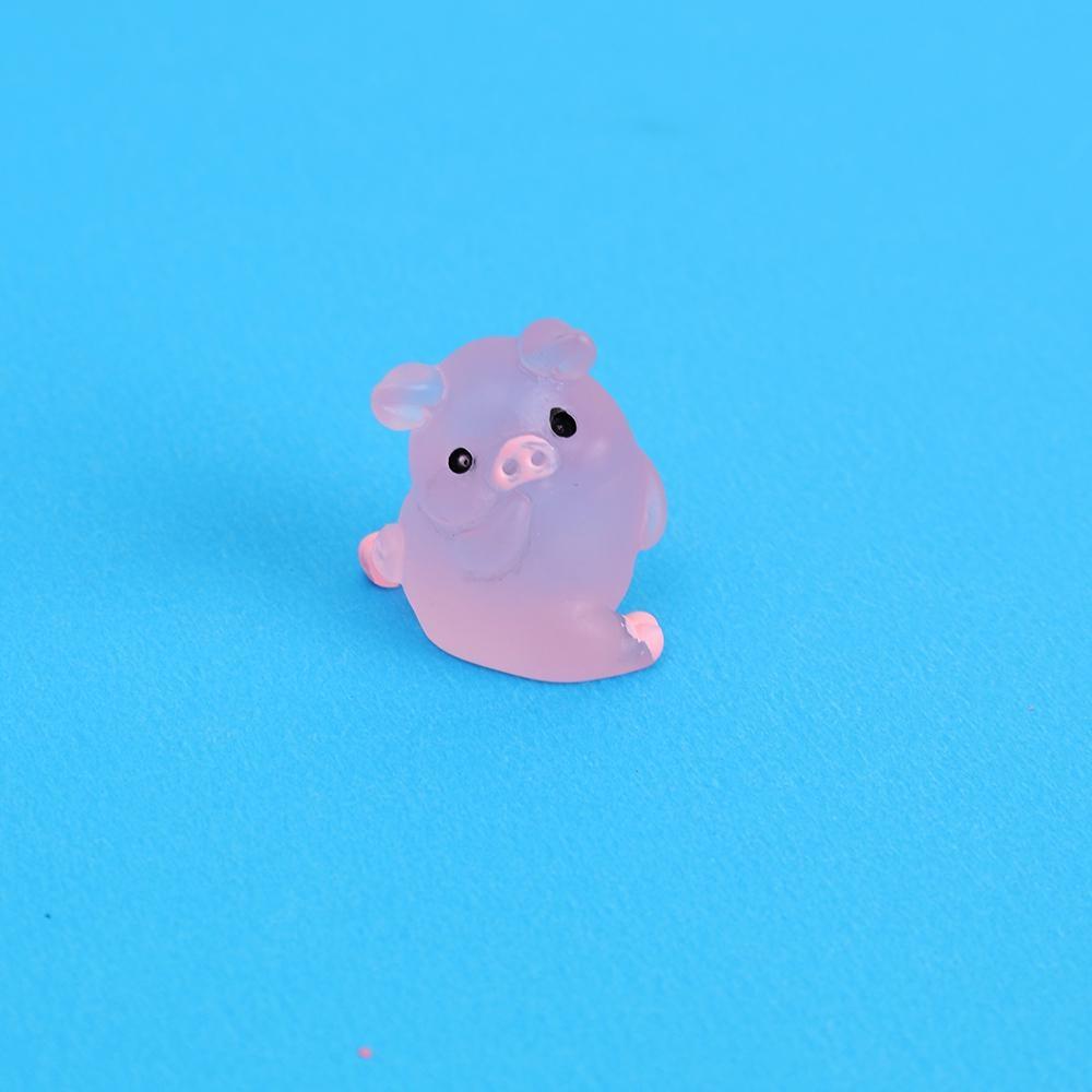 6 Stück niedliche Cartoon-Schwein-Auto-Ornamente, Auto-Innendekoration, Dekorationszubehör