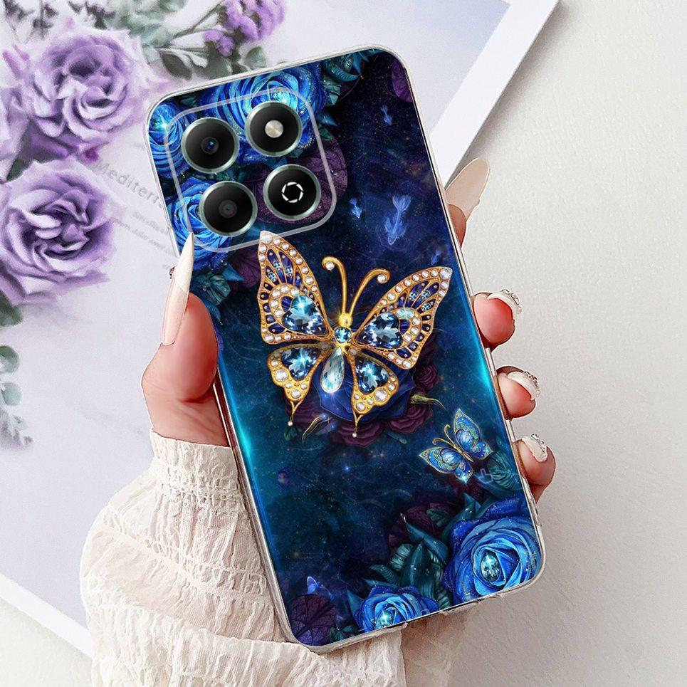 Für Huawei Honor X6 X6s 4G 5G X6a Plus Handyhülle Drache Löwe Tiger Cool Mode Malerei Rückseite Weiches Schwarzes Silikon Hülle