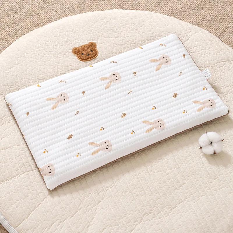

Baby Pillow Baby Head Support Buckwheat Shell Pillow Cartoon Pattern Baby Flat Pillow Suitable for Babies Aged One to Six Months