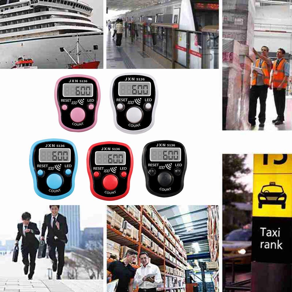 Mini Nokta İşaretleyici ve Sıra Sayacı LCD Dijital Sayıcı Parmak Dijital Boncuk Zamanlayıcı El Sayacı Tıklayıcı