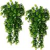 Eucalyptus Rattan Faux Hanging Plant Vines for Home or Office Decor