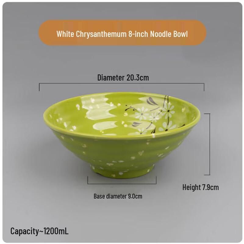 Shengbilai Thickened Melamine Noodle Bowl