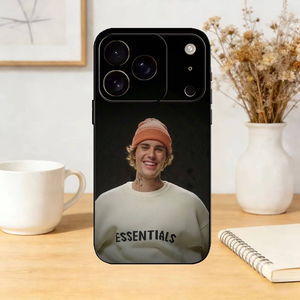 

Canadian celebrity J-justin B-bieber Phone Case Silicone black Soft For IPhone 17,16,15,14,13,12,11,SE,Plus Pro Max iPhone17PRO