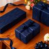 1roll Blue Striped Gift Wrapping Paper Valentine's Day Gift Wrap Matt Kraft Gift Wrap Paper for Birthday Wedding Christmas Party