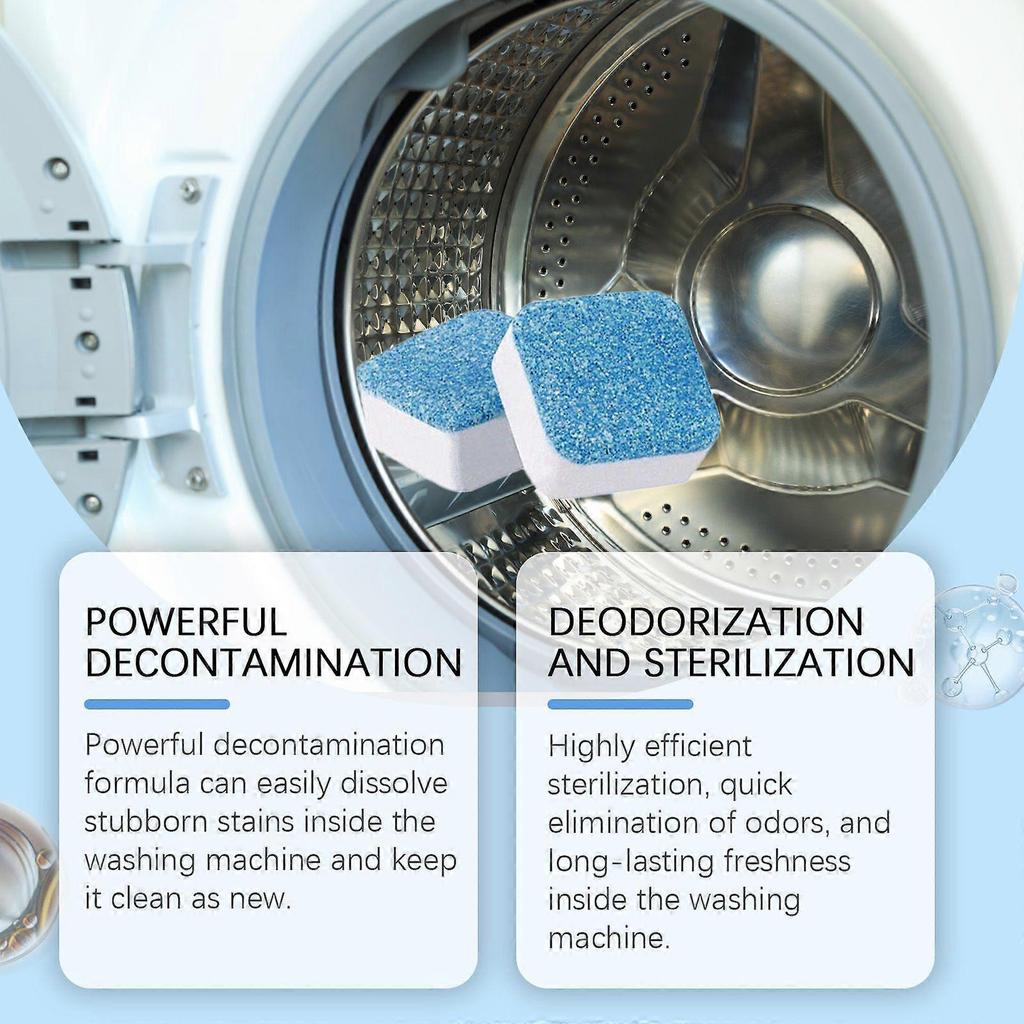 Washing machine cleaning effervescent tablets washing machine tub cleaning dirt removal odor fragrance cleaning tablets 1