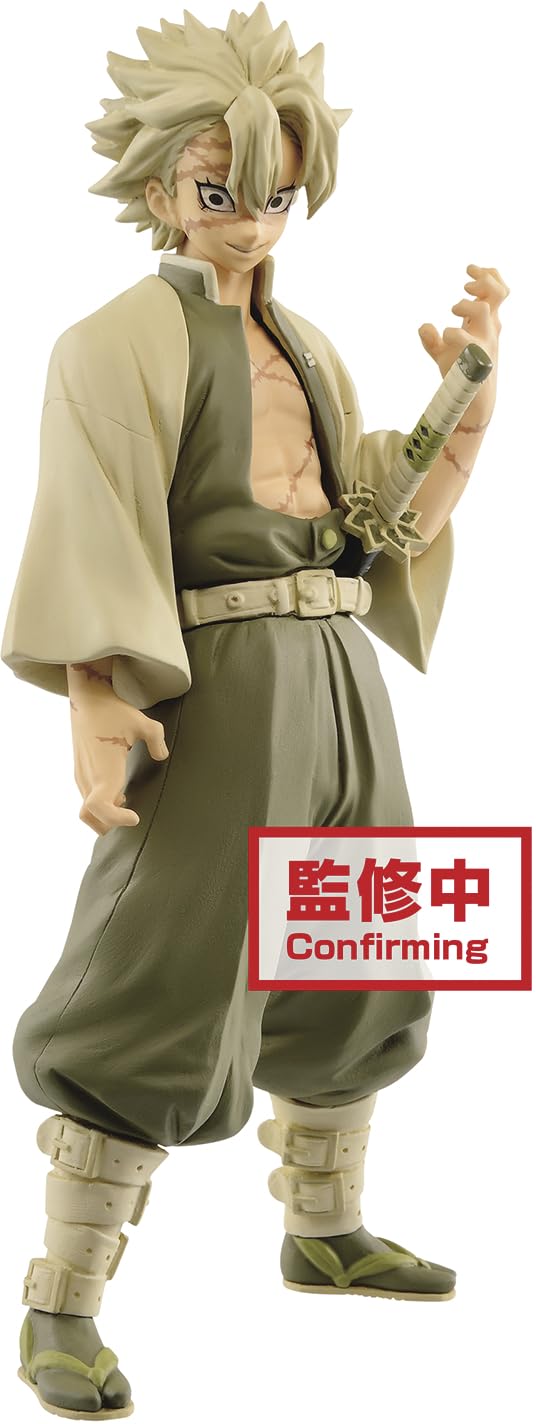 

Banpresto Demon Kimetsu no Yaiba Kizuna no Fifteenth Sanemi Sepia Color Slayer Figure, Sou, Form, Shinazugawa, Ver. сепия