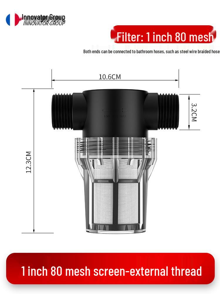 Cross-Border Garden Hose Filter for Mud, Sand, Irrigation, Car Wash, Tap Water, and Aquaculture
