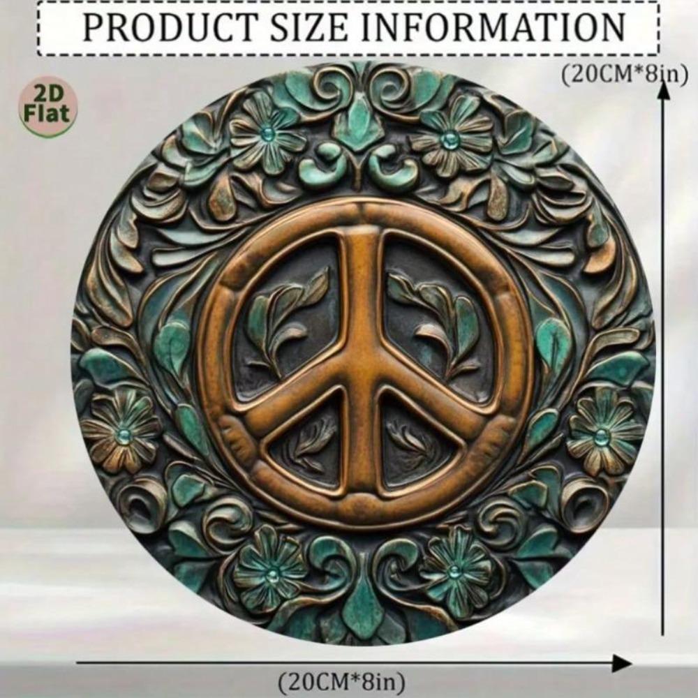 Retro metal paintings, furniture, living room decoration 20x20cm