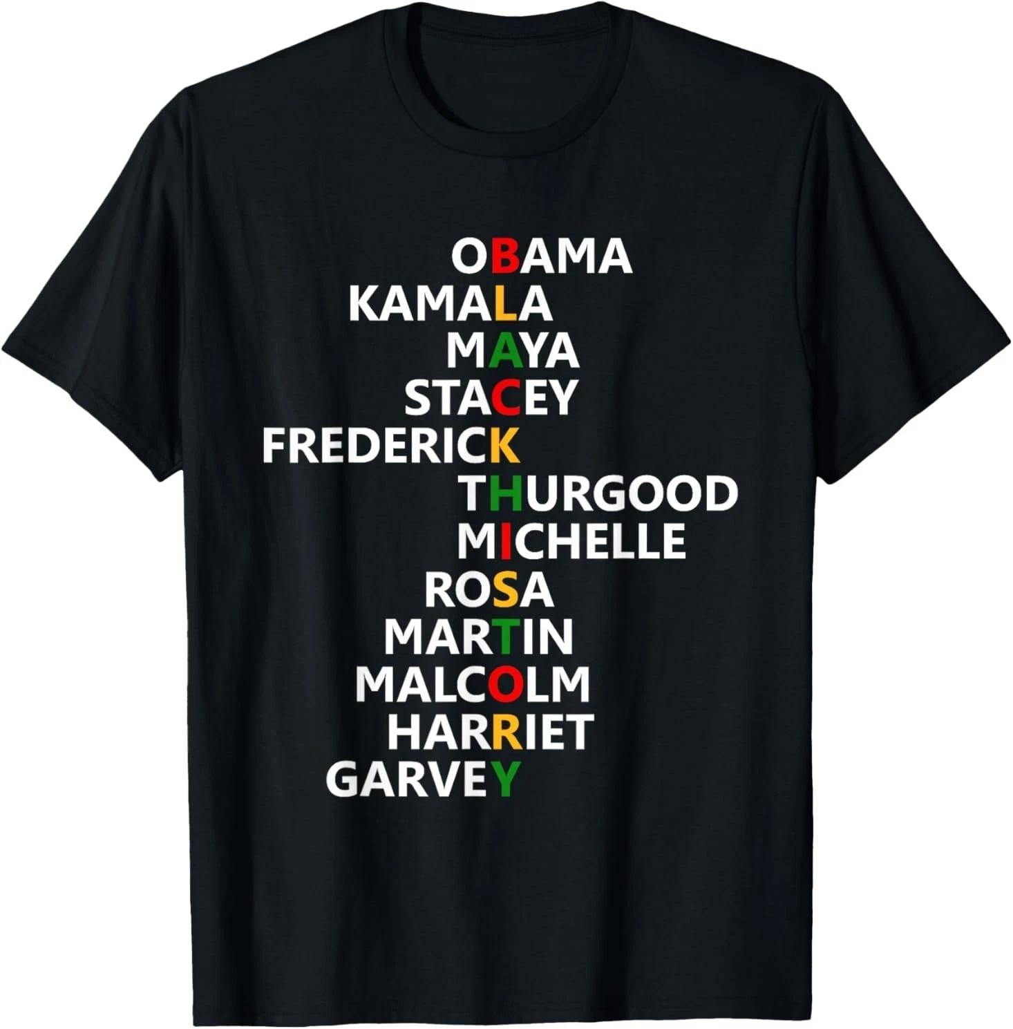 Black History Month Black Leaders Black History Men Women T shirt S