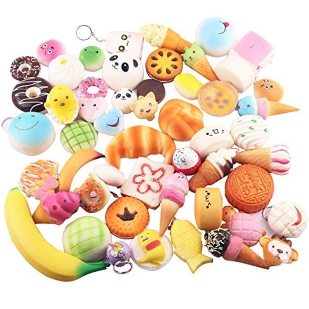 Cell Phone Strap Squishes Toy Banana Toast Squeeze Cake Simulated Bread Soft Bread Toys Kids Toy