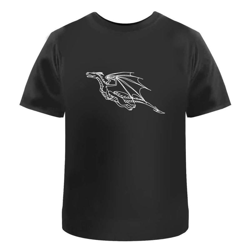 

Flying Dragon Cotton T Shirt Ta009994 - Men s Summer Cotton Graphic Tee S разноцветный