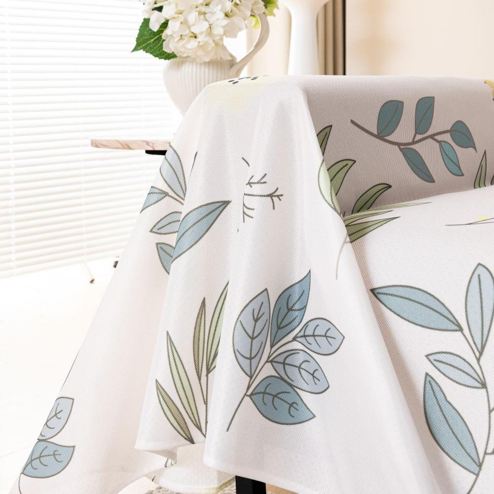 Ice Silk Sofa Cover Throw Blankets Living Room Couple Position  Summer Camping Picnic Flower Blanket Cover Sense of Ice