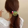 Fruit Lemon Shape Summer Hair Scrunchies Telephone Wire Hair Rope Fruit Hair Ring  Children