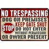 Vintage Metal Poster Warning Sign 30x20cm Garage Wall Decor