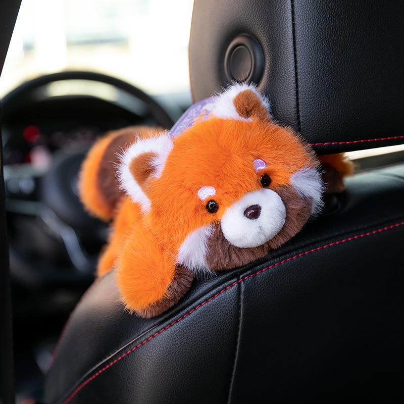 Cartoon Capybara Plush Toys West Highland Dog Home Panda Ornaments Car Fox Ornaments Office Sloth