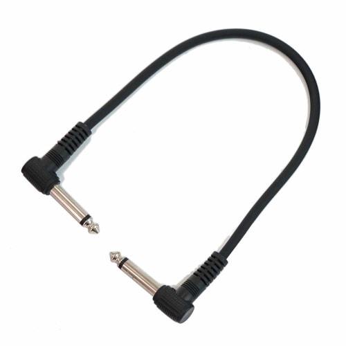 Kikutani TECH Patch Cable, 30cm (L/L), 5mm Diameter, P-30, Black
