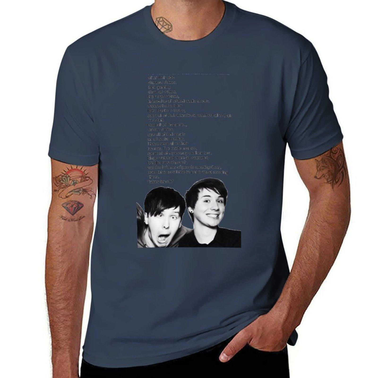 Dan And Phil Obsessed Tshirt Lightweight Sport Basic Tshirt S