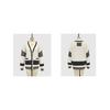 Women S V Neck Oversized Color Block Knit Cardigan Sweater
