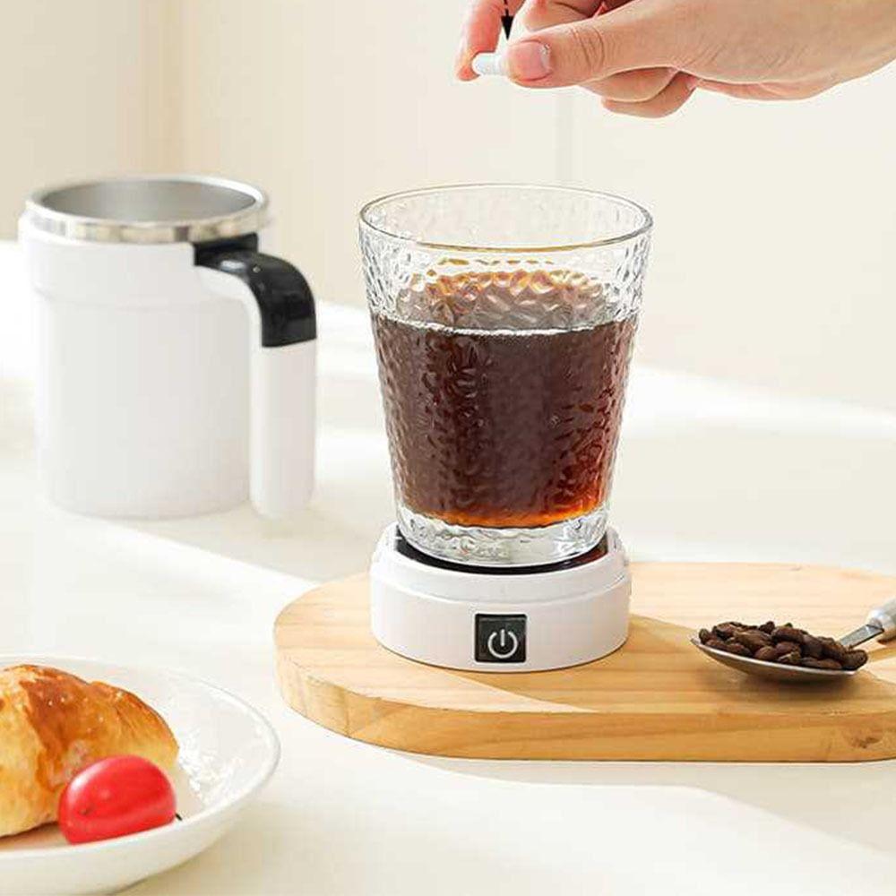 380ML Electric Mixing Coffee Mug Stainless Steel Self Stirring Mug  Protein Powder