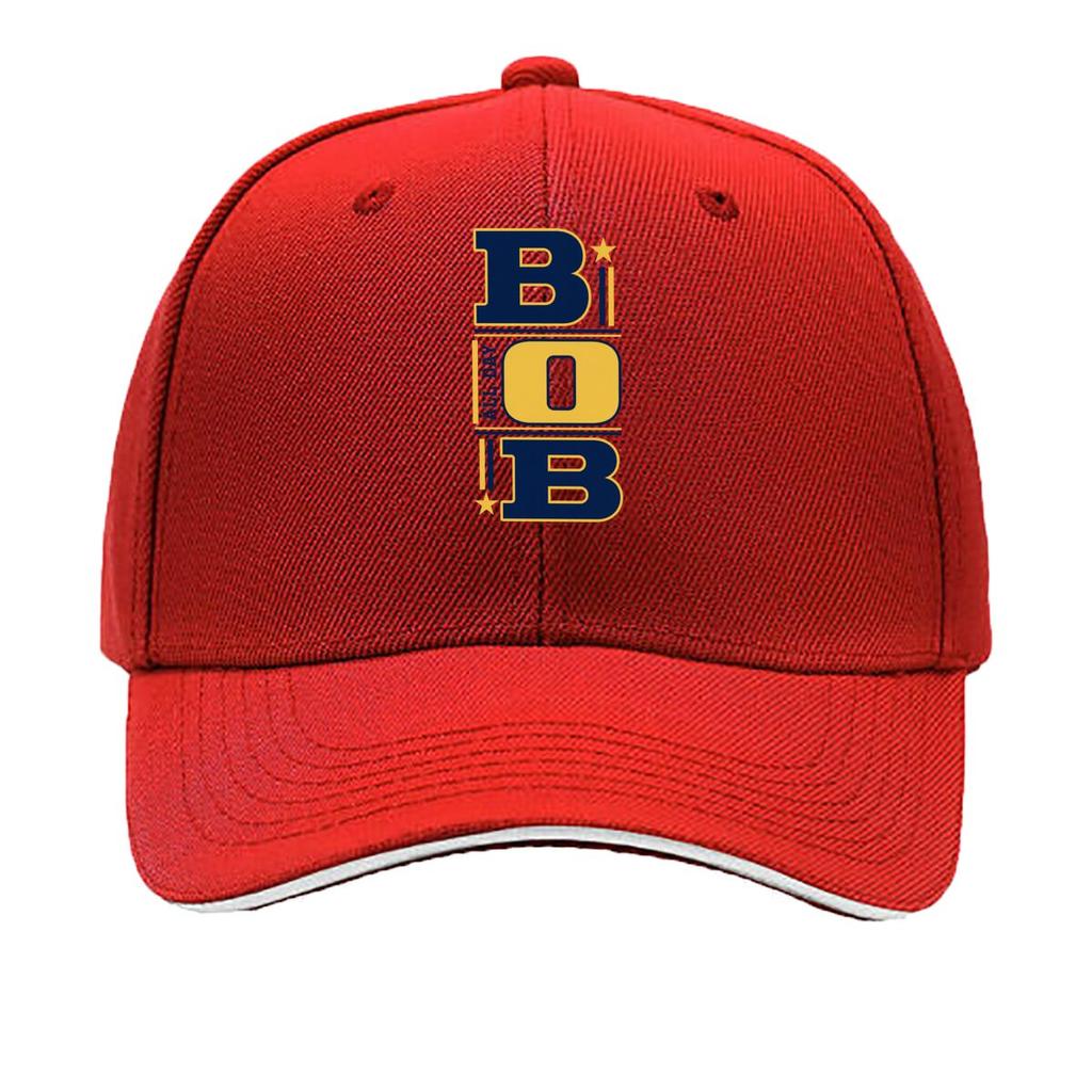 Bold Bob Minimal Letter StateUnisext Sandwich Baseball Cap Sun Cap Outdoor Workouts Hat
