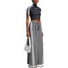 adidas Originals Trefoil Spice Girls סדרת Loose Fit Track מכנסי נשים תחתונים אפור IV9317
