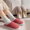 Winter Fur Slippers, Office and Living Room Slippers, Warm and Cold-resistant