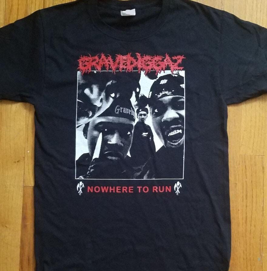 Gravediggaz - Nowhere to Run - 90s Hip Hop shirt, remake shirt Unisex T-Shirt S
