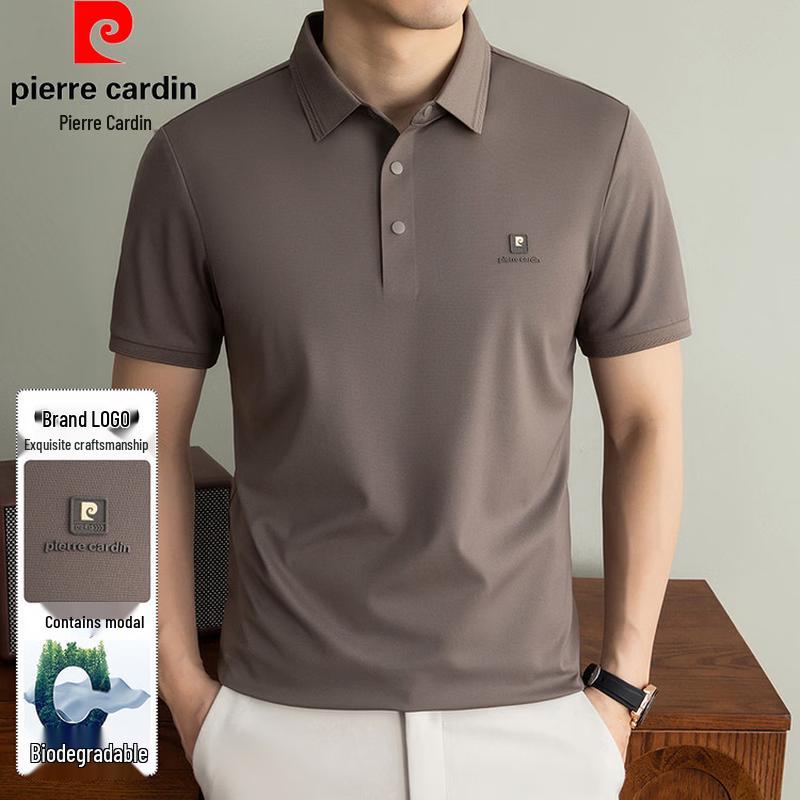 Pierre Cardin Men s Short Sleeve Ice Silk Polo Shirt 2XL