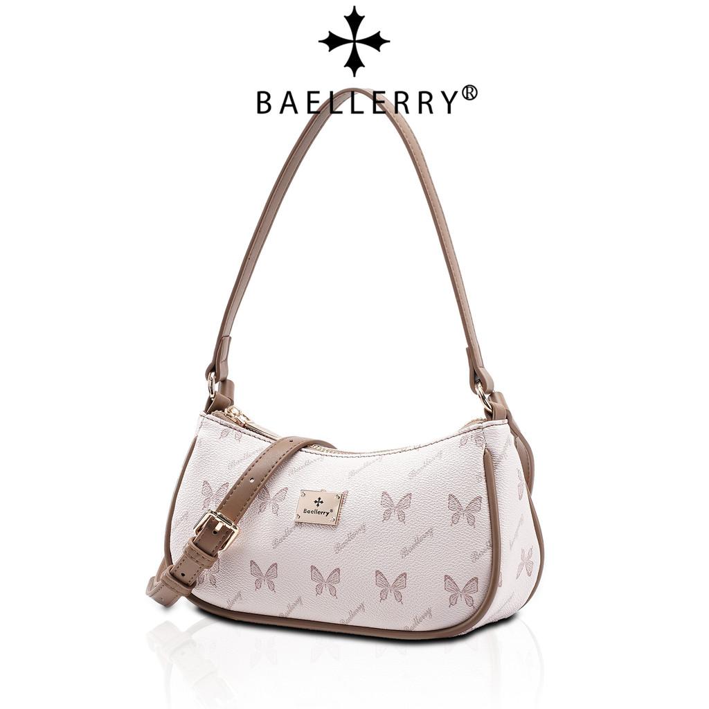 Womens Fashion Shoulder Bag With Butterfly Print Pu Material For Daily Use