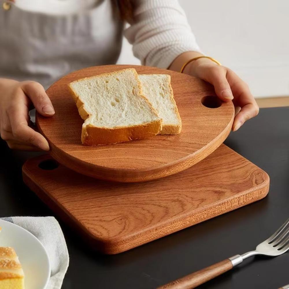 Solid Wood Anti-Mould Chopping Board Practical Baby Auxiliary Food Board Chopping Pad  Kitchen Use