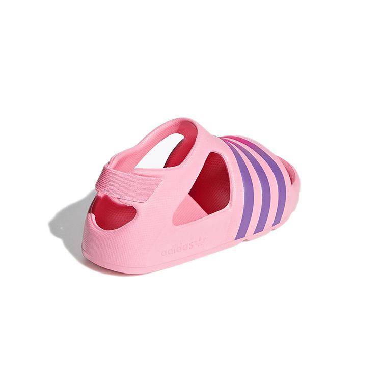 Adidas Originals Adilette Series Comfortable Non-Slip Sports Sandals Low Top Baby Footwear Pink CG6598