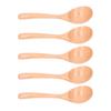 5pcs Wood Spoons Long Handle Wooden Ladle for Mixing Stirring Cooking Utensil ToolLog Color