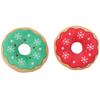 Pet Dog Plush Noise Chewing Toy Santa Claus Elk Gingerbread Man Donut Cat Dog Christmas Holiday Series Cartoon Style Cute Puzzle Supplies